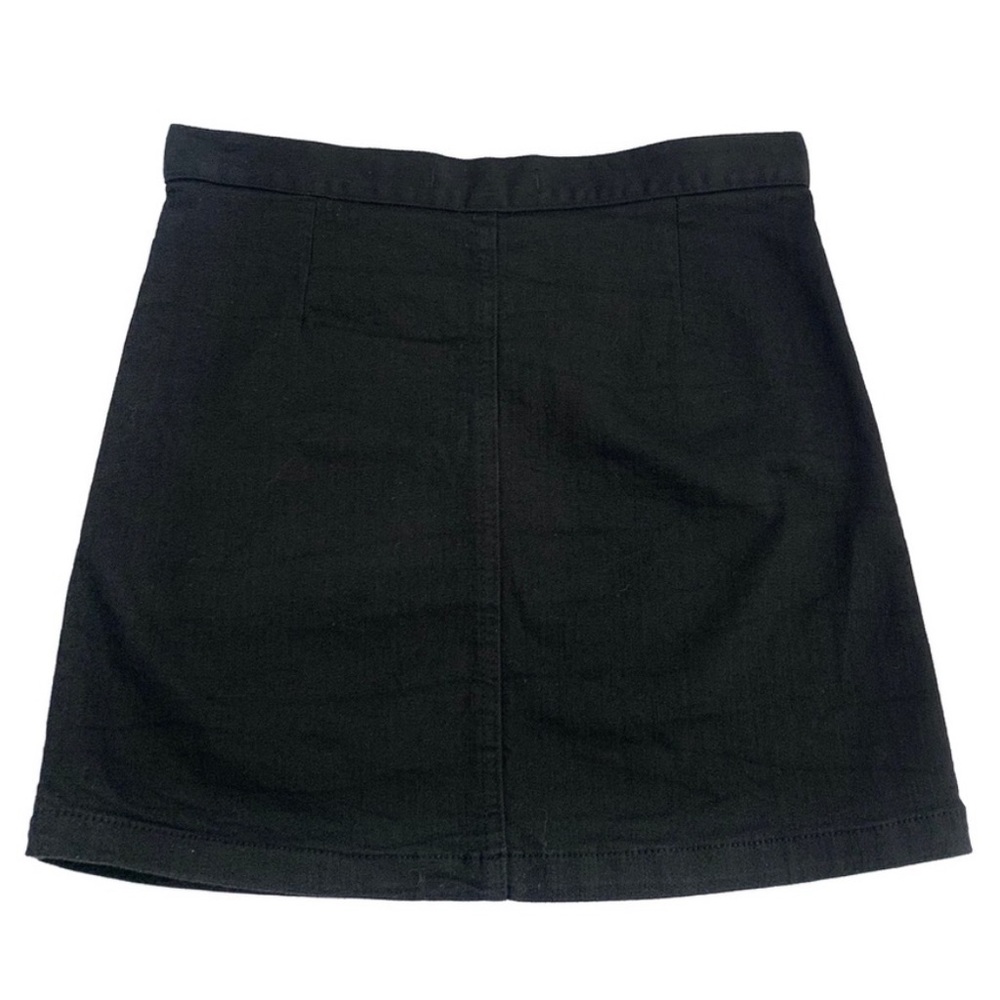 Brandy Melville Black Mini Skirt button down - Picture 3 of 7